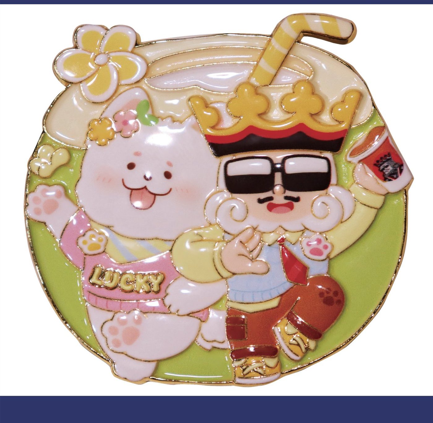 卡通形象烤漆徽章